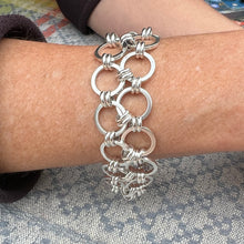 Load image into Gallery viewer, 7.5" Heavy Link Two Strand Chain Bracelet