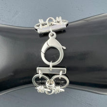 Load image into Gallery viewer, 7.5" Heavy Link Two Strand Chain Bracelet