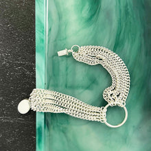 Load image into Gallery viewer, Five Strand Curb Chain 6 3/4" Bracelet