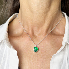 Load image into Gallery viewer, Green Onyx Pendant Necklace