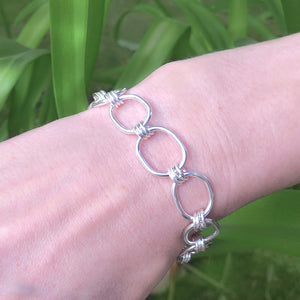 7" Handmade Link Chain Bracelet