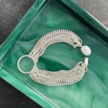 Load image into Gallery viewer, Five Strand Curb Chain 6 3/4" Bracelet
