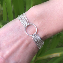 Load image into Gallery viewer, Five Strand Curb Chain 6 3/4" Bracelet