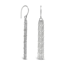 Load image into Gallery viewer, Figaro: Silver Chain Dangle Earrings