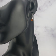 Load image into Gallery viewer, Citrine Faceted Drop Earring Dangles, Ear Wire Earrings