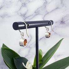 Load image into Gallery viewer, Citrine Faceted Drop Earring Dangles, Ear Wire Earrings