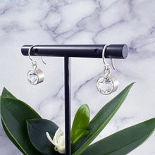 Load image into Gallery viewer, White Topaz Ear Wire Earrings