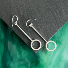 Load image into Gallery viewer, Lollipops:  Slender Silver Long Dangles