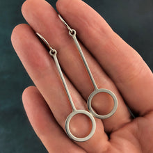 Load image into Gallery viewer, Lollipops:  Slender Silver Long Dangles