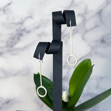 Load image into Gallery viewer, Lollipops:  Slender Silver Long Dangles