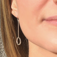 Load image into Gallery viewer, Lollipops:  Slender Silver Long Dangles