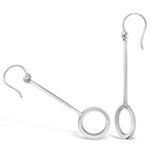 Load image into Gallery viewer, Lollipops:  Slender Silver Long Dangles