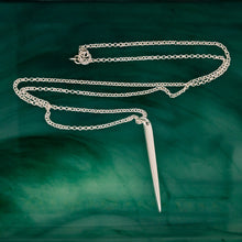 Load image into Gallery viewer, Slender Sterling Silver Pendant Necklace