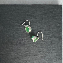 Load image into Gallery viewer, Chrysoprase Drop Dangle Earrings
