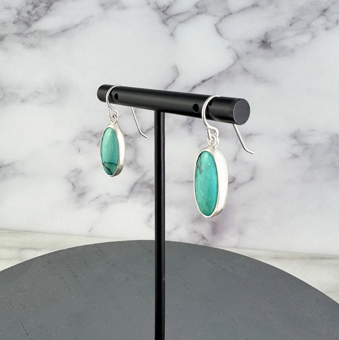 Turquoise Oval Earrings