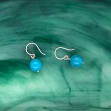 Load image into Gallery viewer, Large Turquoise Bead Earrings